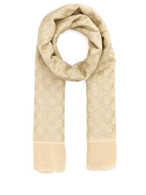 GUCCI Gucci Women Embroidered Wool Foulard