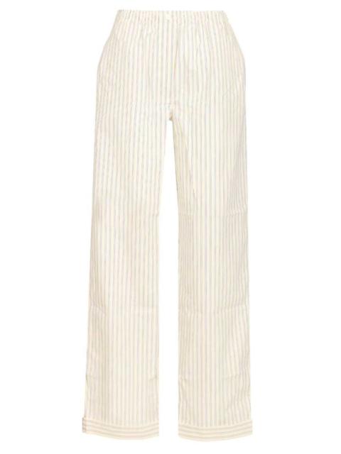 Miu Miu Miu Miu Women Striped Cotton Pajama Pants