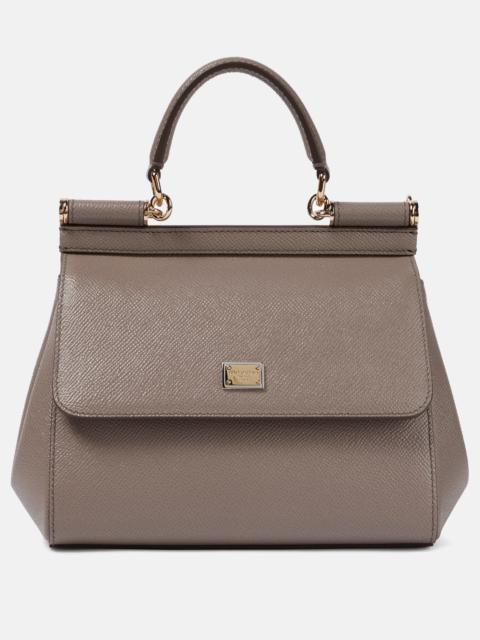 Dolce & Gabbana Sicily Small leather shoulder bag