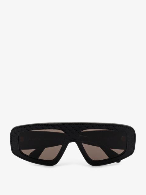 Alaïa Alaia Texturized Acetate Sunglasses Black Women