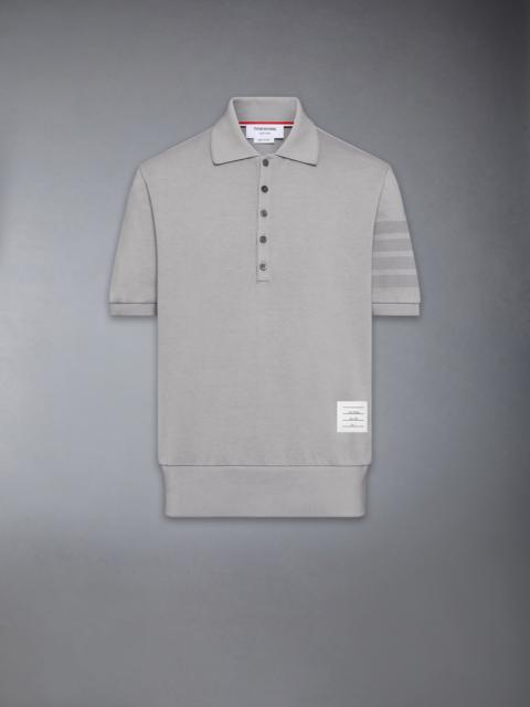 Thom Browne GARMENT OVERDYED JERSEY 4-BAR POLO