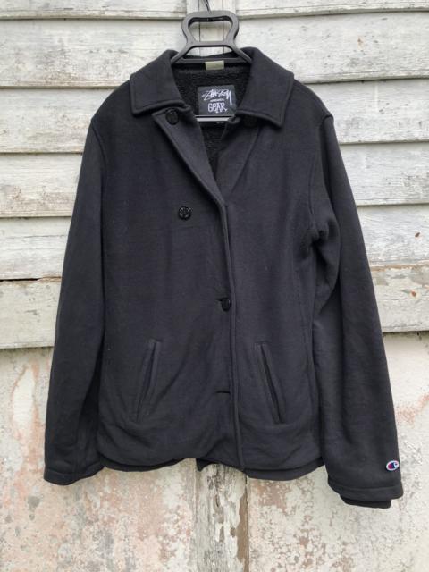 Stussy x Champion Reverse Weave Naval Coat