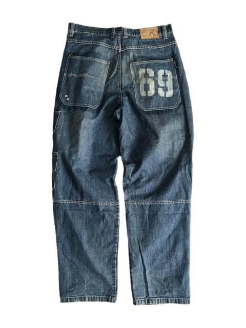 Other Designers Vintage - Y2k Playerz 69 Big Pocket Baggy pants