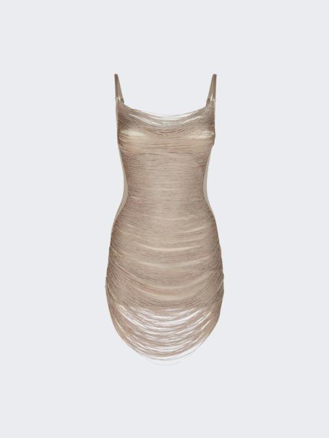 THE ATTICO Mini Dress Silver