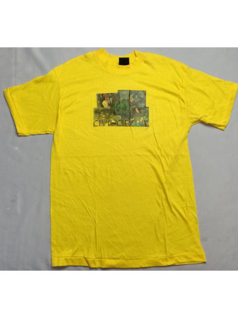 Other Designers Vintage - Vintage 80s Civil Circuit by Touch Of Gold Tee Band Artist