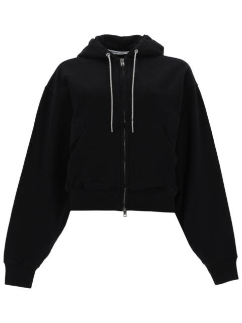Alexander Wang Alexander Wang Women Felpa Con Zip E Cappuccio