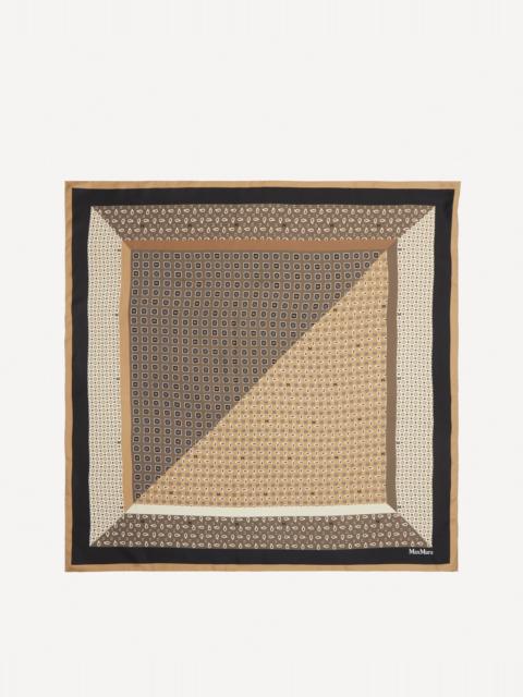 Max Mara Paisley Monogram Silk Stole