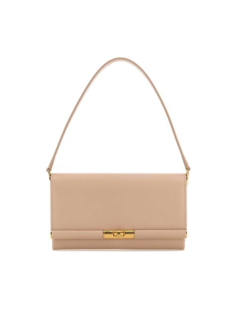 Dolce & Gabbana Dolce & Gabbana Powder Pink Leather Marlene Clutch
