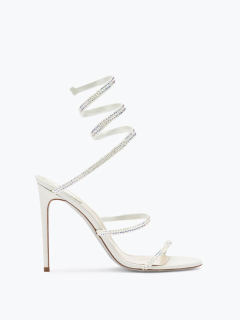 RENE CAOVILLA Elegant White Sandals Cleo