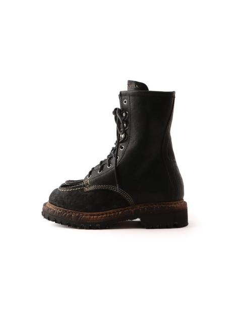 visvim SCOUT MOC BOOTS HI-FOLK W BLACK