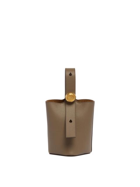 Loewe Beige Mini Pebble Bucket Bag