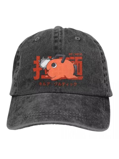 Other Designers Hip Hop Y2K Japanese Anime Pochita Ramen Dog Baseball Cap Sunshade Hat