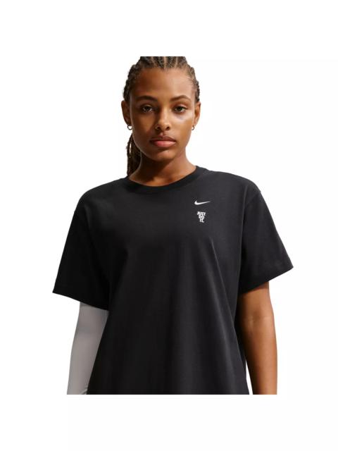 Nike Women's Short-Sleeve Basketball T-Shirt -Black