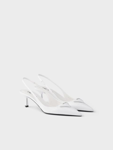 Prada Patent leather slingback pumps