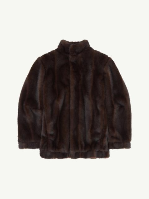 MM6 Maison Margiela Faux fur jacket