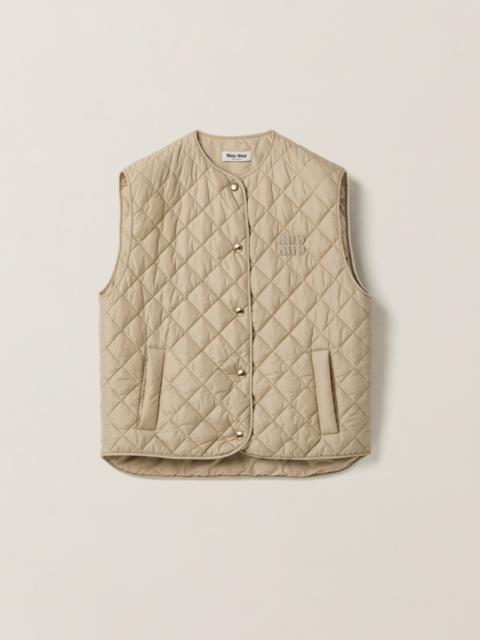 Miu Miu Technical fabric vest