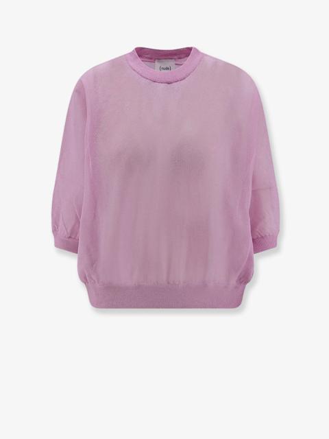 Other Designers Nude Cotton Blend T-Shirt