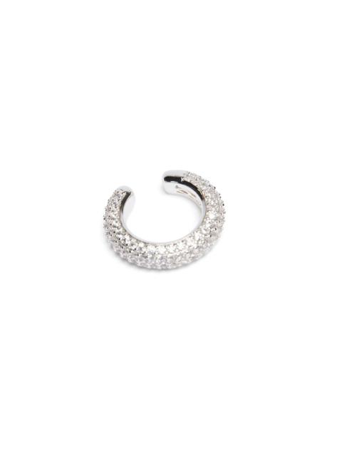 Ksubi KRYSTAL RIPPLE EAR CUFF SILVER