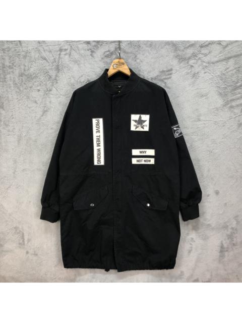 Other Designers Japanese Brand - AVANT GARDE PATCHES OVERCOAT FASHION STYLE #5503-194