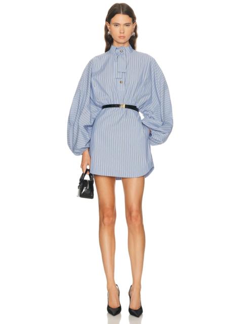 Zimmermann Drawstring Stripe Mini Dress