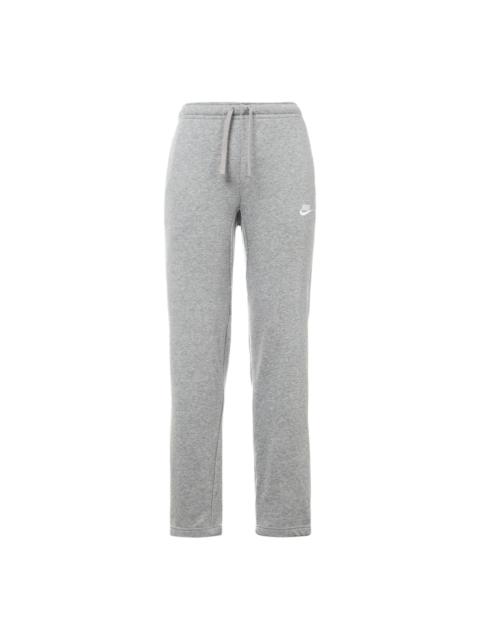 Nike logo drawing rope stright pants 'Grey' 804400-063