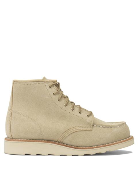 Other Designers Red Wing Shoes "6'' Moc Toe 3328 Cream Abilen" Lace-up Ankle Boots
