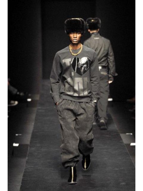 Other Designers Denis Simachev - Polished leather front zip boots from FW2007.Like Guidi