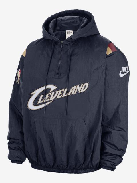 Nike Cleveland Cavaliers Hardwood Classics Men's Nike Therma-FIT NBA 1/2-Zip Hoodie