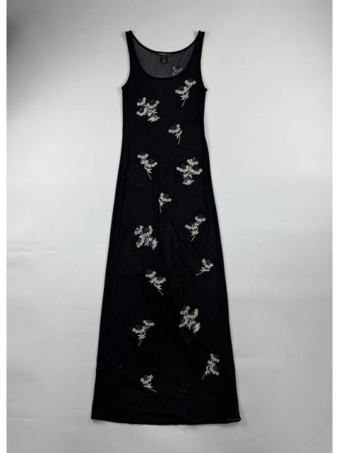 Other Designers Vintage Vivienne Tam Floral Embroidery Dress