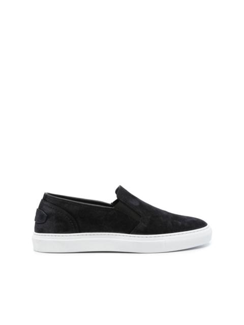 suede slip-on sneakers