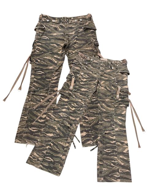 Other Designers Japanese Brand - Wtaps Style Tiger Camo Bondage Flare Cargo Pants W31 Rare