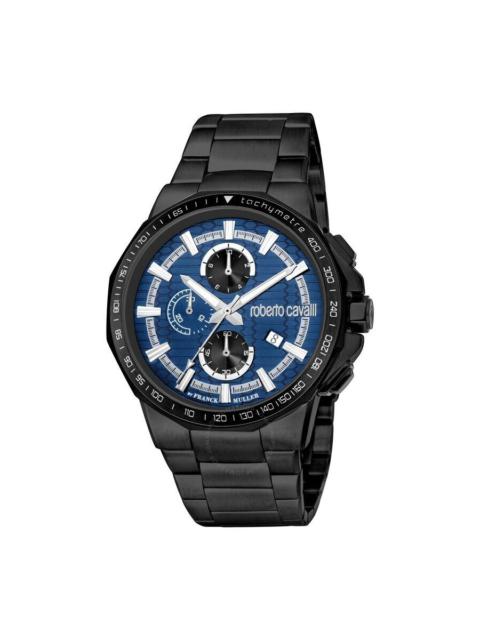 Roberto Cavalli Roberto Cavalli Fashion Watch Chronograph Quartz Blue Dial Men's Watch RV1G200M0061
