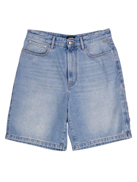 GCDS Gcds New Light Blue Bucket Denim Bermuda Shorts