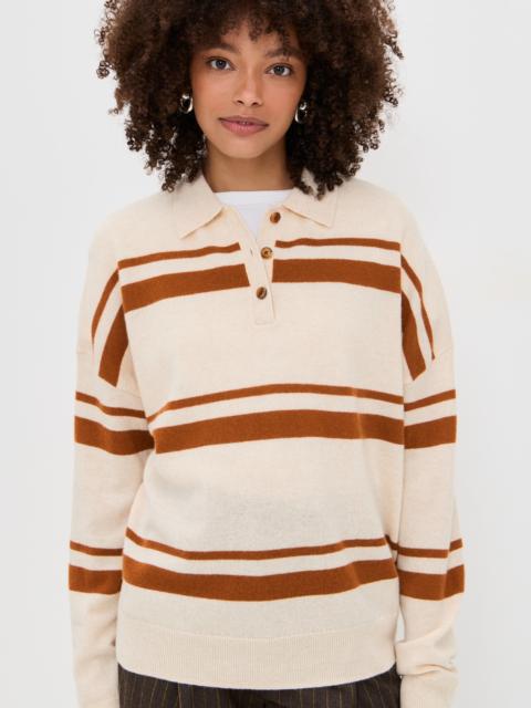 RENGGLI Cashmere Striped Polo