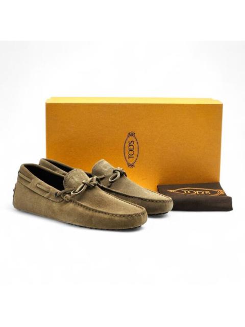 Tod's Tod's City Gommino Driving Men's Suede Loafers Taupe UK 7 US 8.5 - NWB $695