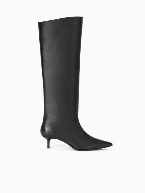 STAUD STAUD SEBASTIAN KITTEN HEEL BOOT BLACK