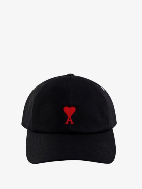 AMI Paris Ami Paris Men Cotton Hat With Embroidered Logo On The Front