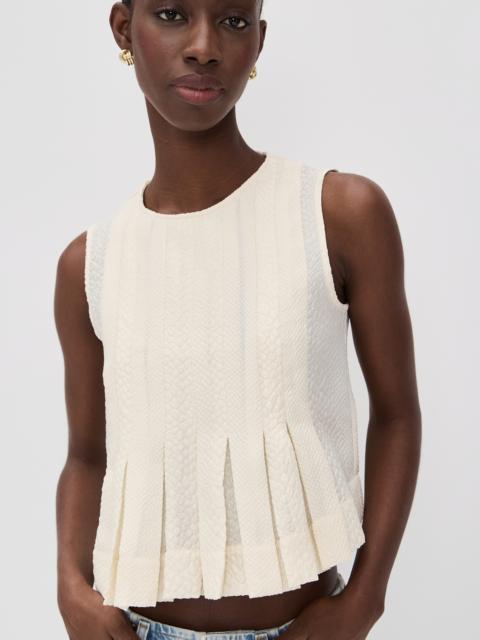 Sea Fayetta Embossed Tank Top