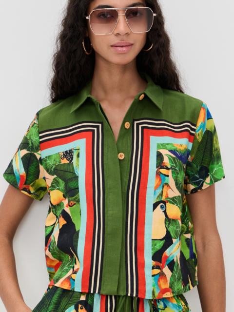 FARM RIO Bird Leaves Shirt