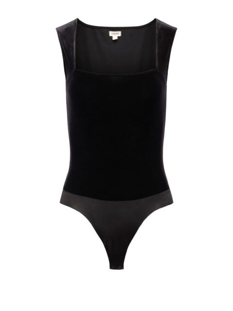L'AGENCE Molly Velvet Bodysuit