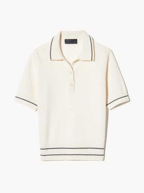 NILI LOTAN CARLINE CASHMERE POLO