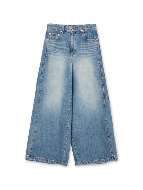 We11done TUCKDETAIL DENIM TROUSERS