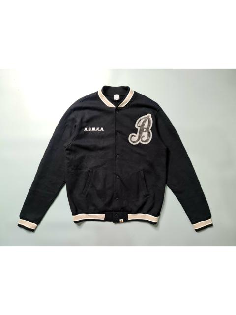 A BATHING APE® Bape - OG ASNKA Cut and Sewn Varsity Jacket