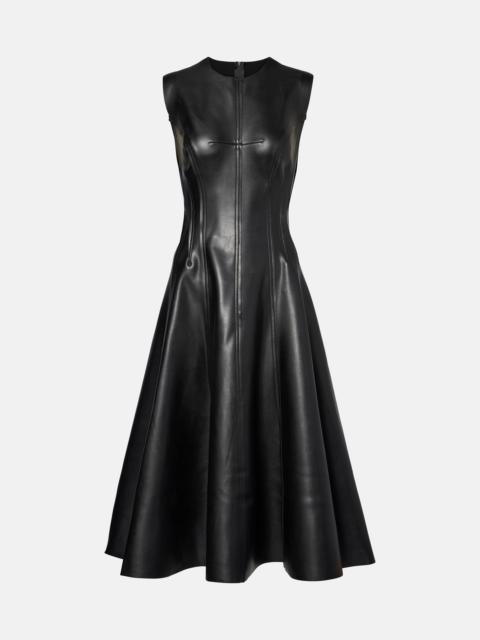 NORMA KAMALI Grace faux leather dress
