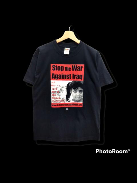 Other Designers Rare🔥Vintage Stop The War Against Iraq Tshirt