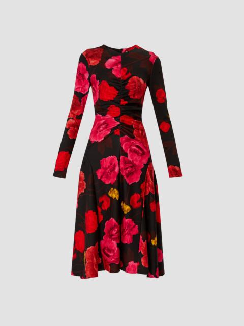 Erdem LONG SLEEVE MIDI DRESS