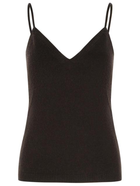 LISA YANG Lisa Yang 'NALA' Dark Oak Cashmere Tank Top