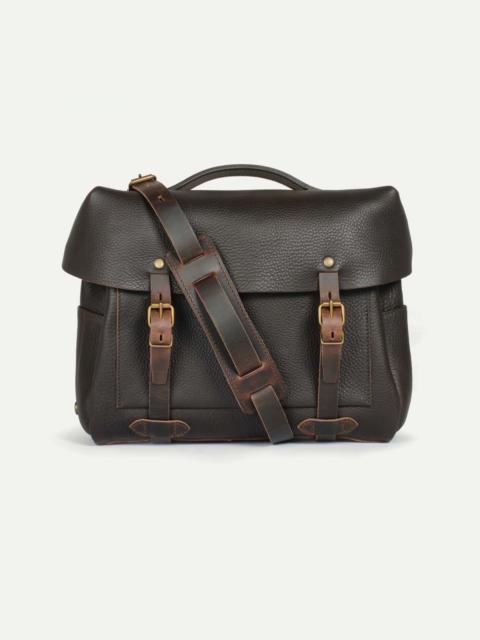 Bleu de Chauffe HEROES ECLAIR BAG  -   BROWN LEATHER MOTORCYCLE BAG