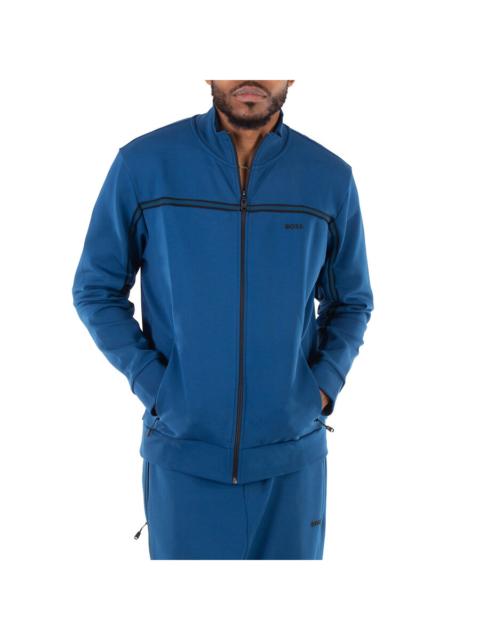 Other Designers Hugo Boss Tape Inserts Zip-Up Sweatshirt