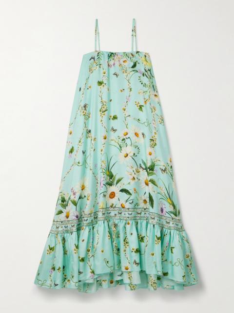 green emerald velvet dress Cotton Crochet Dress